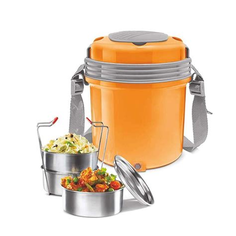 cello lunch box steel|electric tiffin box heaters.